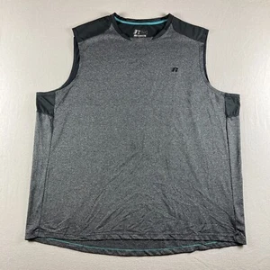 Camisa Russell Para Hombres XXXL Gris Sin Mangas Dri-Power 360 Entrenamiento Calce Baloncesto - Imagen 1 de 12