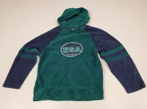 Vintage USA Olympics JC Penny Hooded Pullover Sweatshirt Size Youth Med 10-12 - Picture 1 of 5