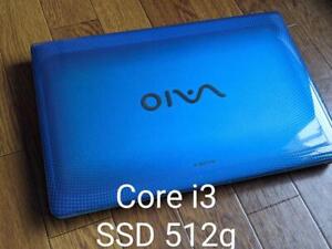 SONY VAIO PCG-71311N Large-Capacity SSD512 Laptop Blue