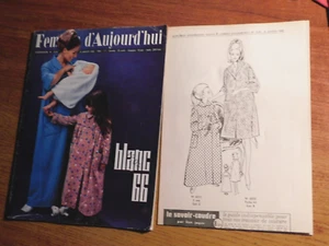 FEMMES D'AUJOURD'HUI n° 1079/06011966 + LE SUPPLEMENT PATRON BOB MORANE /PICCOLI - Picture 1 of 8