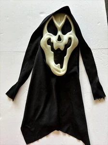 Vintage Easter Unlimited Scream Ghostface Mask Glow-In-The-Dark Squiggly Smile - Picture 1 of 12