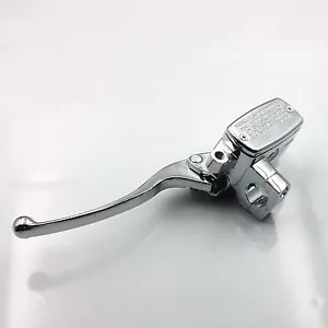 1" Handlebar Left Hydraulic Clutch Reservoir Master Cylinder Motorbike CB Custom - Picture 1 of 8