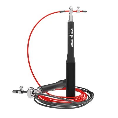 Springseil PROFI mit 3D-Kugellager | Speedrope für Double-Unders mit Drahtsei... - Bild 1 von 4