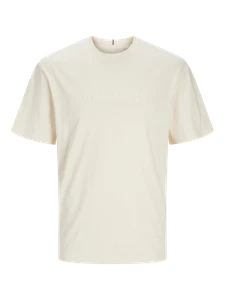 JACK&JONES Hombre Cuello Camiseta Jorfrederiksberg - Regular Fit S-XXL Cotto - Imagen 1 de 11