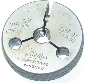 Greeenfield 3/8"-16 UNC-2A Gewindesring No Go Gage - Bild 1 von 1