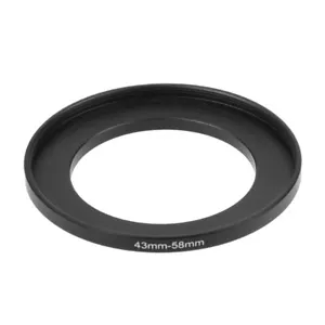 43mm To 58mm Metal Step Up Rings Lens Adapter Filter Camera Tool Accessories New - Picture 1 of 8
