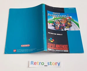 Super Nintendo SNES - Super Mario Kart Notice - Instruction Manual - UKV - Picture 1 of 1