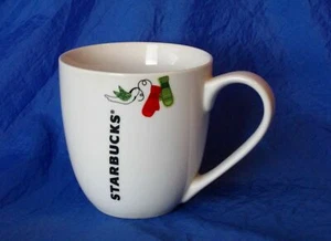 Mitones rojos y verdes temáticos de invierno Starbucks con taza de café Bird 13 oz - Imagen 1 de 3