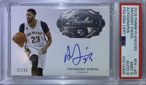 PSA 9 2016 Panini Flawless Auto Anthony Davis /25 BEAUTY!!! - Picture 1 of 2