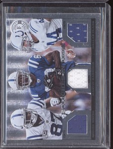 Wayne Marvin Harrison Clark 2013 Panini Totally Certified Triple Jersey 108/199