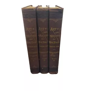 Art and Artists of Our Time by Clarence Cook Large 3 Vol Set 1888 First Ed Nice - Foto 1 di 12