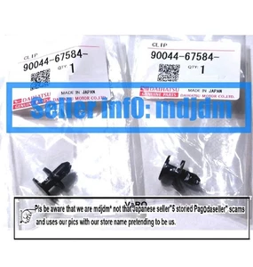 Oem Daihatsu Clip Set of 2 cs. 90044-67584 Genuine - Picture 1 of 3