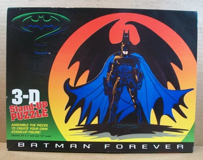 Batman Forever 1995 ~ Rompecabezas de pie 3D #4524-1 ~ Milton Bradley ~ Sellado Foto 1 de 4