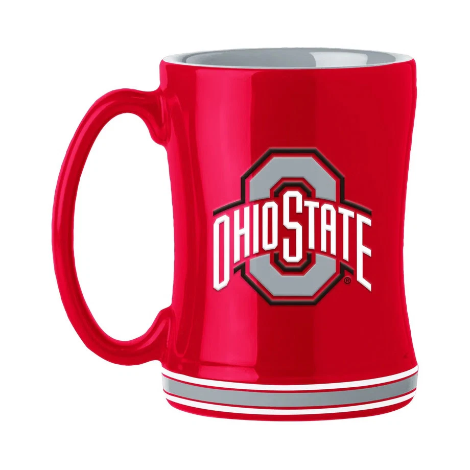 Ohio State Buckeyes 14oz Relief Mug Logo Brands 191-C14RM