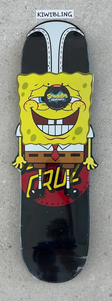 Santa Cruz X Spongebob Hanging out Wedgie Skateboard Deck - 10.27"