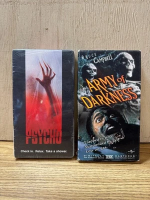 Army of Darkness Psycho VHS Bruce Campbell Evil Dead 1990s Horror Film Halloween Foto 1 de 4