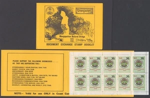 NEW ZEALAND 1988 STAMPWAYS OTOROHANGA LOCAL POST 30c GREEN BOOKLET (ID073/D66035 - Picture 1 of 1