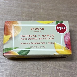 Jabón perfumado derivado de plantas de mango Shugar Soapworks avena + 5 oz. - Imagen 1 de 7