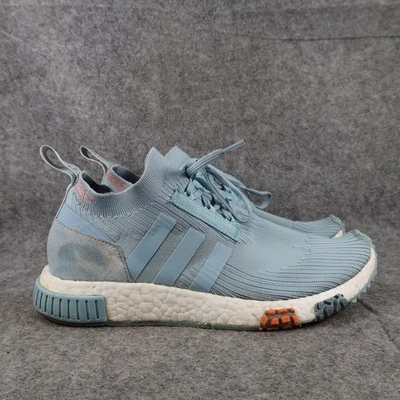 Adidas Shoes Womens 9 NMD Racer Running Sneaker Athletic Trainer Blue Primeknit  - Image 1 of 4