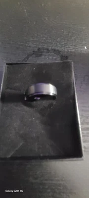 Alianza de boda para hombre Tirade negra talla 11 Foto 1 de 4