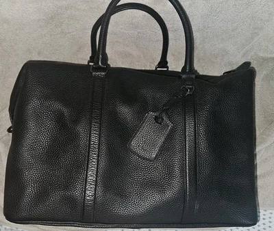 COACH Explorer Pebbled Leather Bag Black Complies with TSA Carry-on $695 59437 - Image 1 of 4