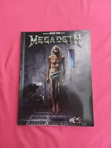 Megadeth - “Countdown to Extinction” Bass Guitar Tab Book Rare 1993 Mustaine - Picture 1 of 11