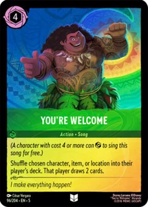Lorcana COLD FOIL You're Welcome - Shimmering Skies # 096 - Imagen 1 de 1