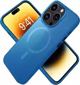 iPhone 15 Pro Case, Compatible with MagSafe Wireless Charging (6.1") (Blue) - Picture 1 of 9