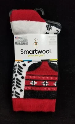 ❤️🧦 Calcetines SMARTWOOL para mujer Fireside Crew carmesí talla mediana 7-9,5 nuevos con etiquetas envío gratuito Foto 1 de 4