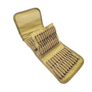 100 Round Rifle Bullet Cartridge  Ammo Pouch for .38 .357 30-30 7.62x39 - Picture 1 of 47