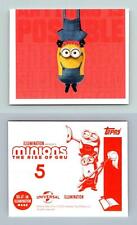 Minions The Rise Of Gru #5 Topps 2022 Sticker