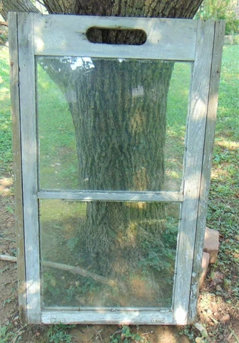 Antique Wood Window hand loop Chippy Chic Vtg Decor craft Wedding FABULOUS Cover