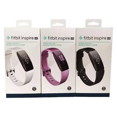 NEW Fitbit Inspire HR Activity Tracker & Heart Rate More Color Small+Large