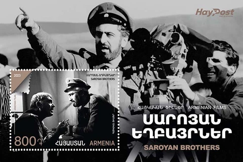 Armenia 2023 MNH** Mi 1343 Armenian Films Saroyan Brothers film Frunze Dovlatyan Cover