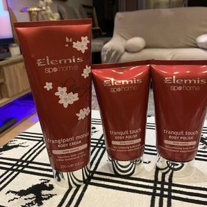 Elemis Frangipani Monoi Luxurious Body Cream 200ml & Body Polish Sealed - Picture 1 of 6