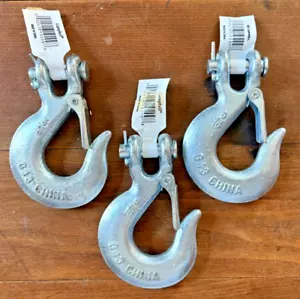 Clevis/Utility Slip Hook with Latch Campbell T9700524 5/16" WLL 3,900 ~LOT of 3~ - Picture 1 of 4