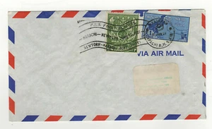 Pakistan 1961 1er vol P.L.A. Karachi - New York timbres sur lettre / L4737N1 - Picture 1 of 2