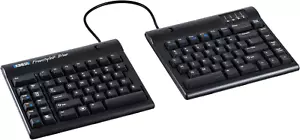 Freestyle2 Blue Wireless Ergonomic Keyboard for PC (9" Separation), Dark Gray - Picture 1 of 7
