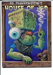 DR. FRANKENSTEIN'S HOUSE OF 3-D NM-MT GLASSES INTACT 1992 - Foto 1 di 2