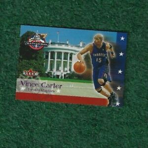 VINCE CARTER - 2001 FLEER - NBA ALL-STAR GAME - FAN FEST PROMO CARD # 1  RAPTORS