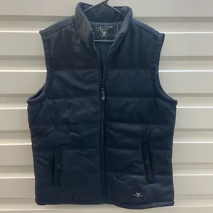 Marc Ecko mens navy puffer vest size XL - Picture 1 of 9
