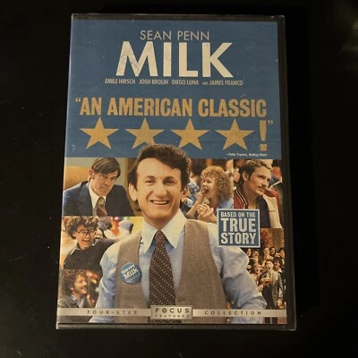 Milk - Sean Penn as Barber Milk - DVD 2008 - Brand New Sealed - Image 1 of 3