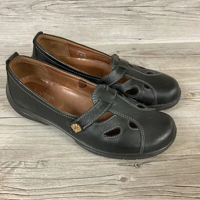 Hotter Nirvana Womens Baby Doll Flats Shoes Black US 8.5 Comfort Loafer - Image 1 of 4