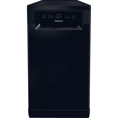 Hotpoint HP2FE10CS90BUK Dishwasher Slimline 45cm 10 Place Black E - Image 1 of 4