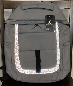 Nike Air Jordan Air Elephant Trim Backpack-Cool Grey Large Backpack - Picture 1 of 12