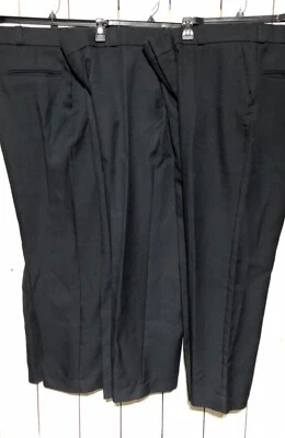 SET OF 3 FLYING CROSS COMMAND 100% POLYESTER WOMENS LAPD NAVY PANTS SIZE 22 - Image 1 of 4