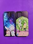 RICK AND MORTY GRAPHICS SOFT GEL CASE FOR APPLE iPHONE PHONES 14 PRO MAX