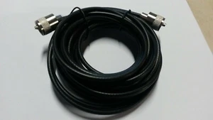 PL VERBINDUNGSKABEL speziell für CB-FUNK-ANTENNEN 5,46 Meter RG58 2 Stecker SWR - Bild 1 von 2