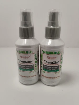 Quantum Health TheraZinc Garganta Spray 4oz - Paquete de 2 - Menta - Caduca 09/2027 Foto 1 de 3