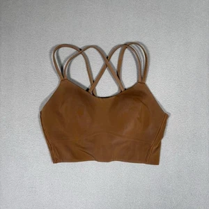 Lululemon Like a Cloud Bra Women's 6 Brown Long line Support Lounge Workout Yoga - Picture 1 of 11